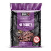 Weber Mesquite All-Natural Hardwood Pellets 9kg product pack
