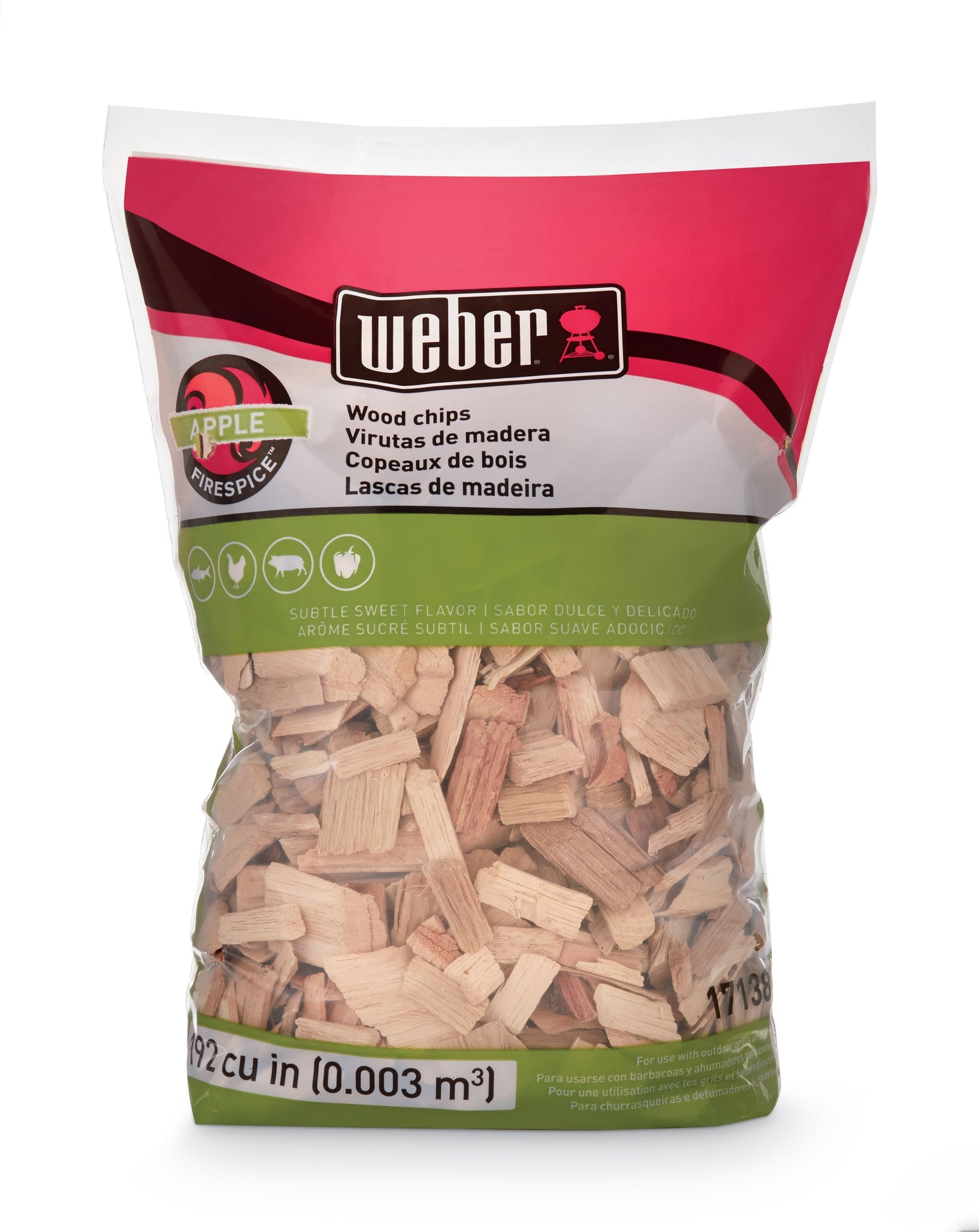 Weber Apple Wood Chips product pack