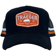 Traeger Trading Post Trucker Hat Black/Orange