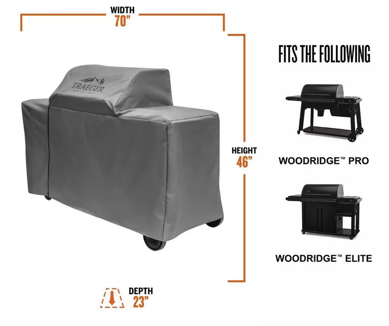 Woodridge™ Pro Full-Length Grill Cover