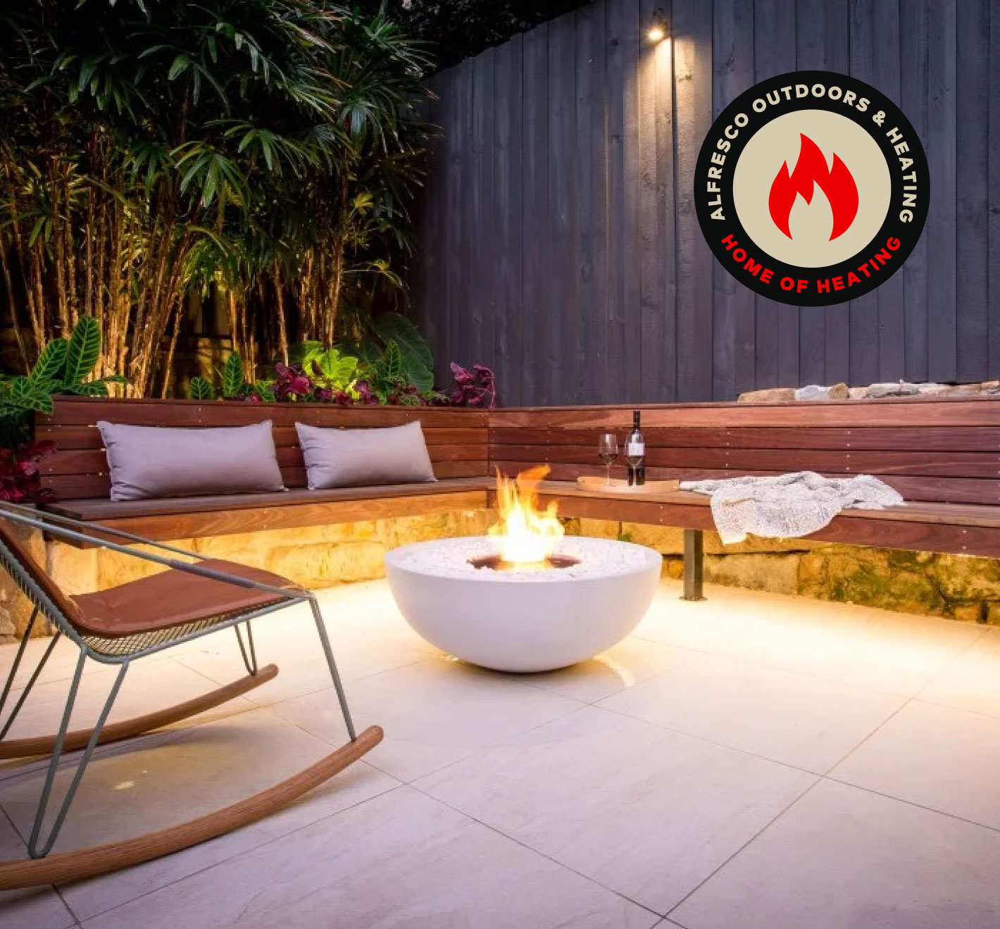 outdoor heating fireplaces